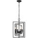 Nellis 4 Light 14 inch Matte Black Pendant Ceiling Light